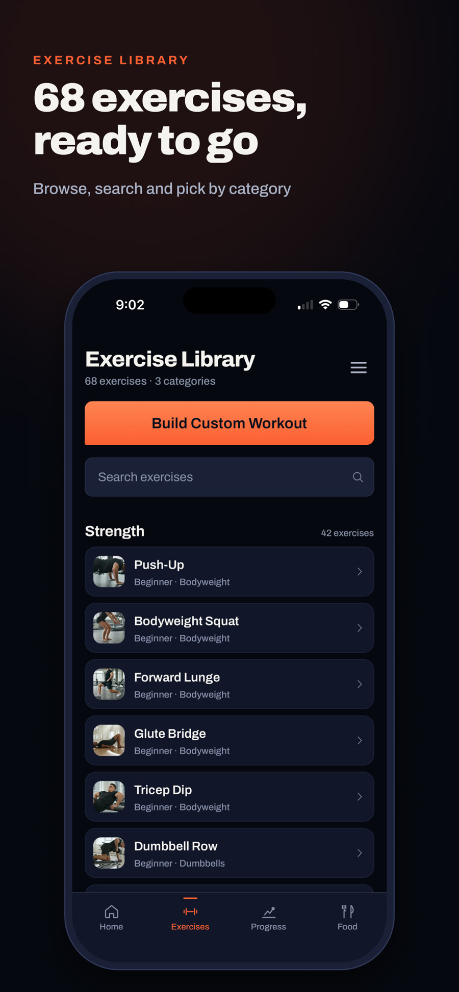 Fit Forged exercise library